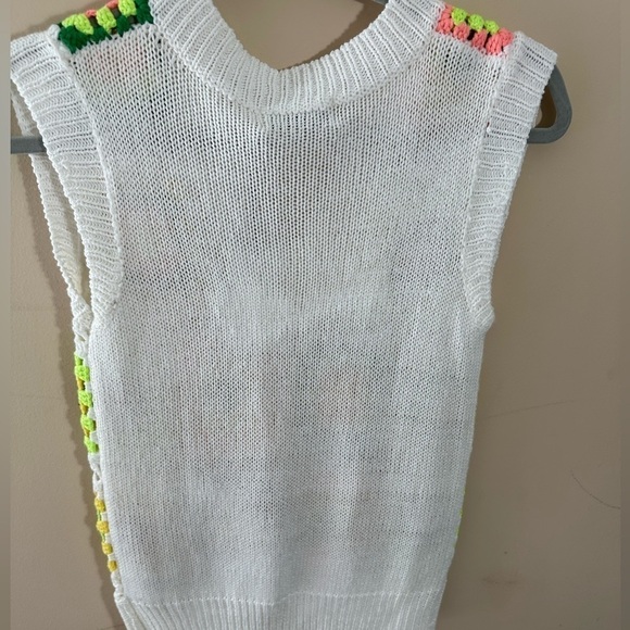 Granny square GREYLIN hand crochet vest NWT size XS - Picture 4 of 7